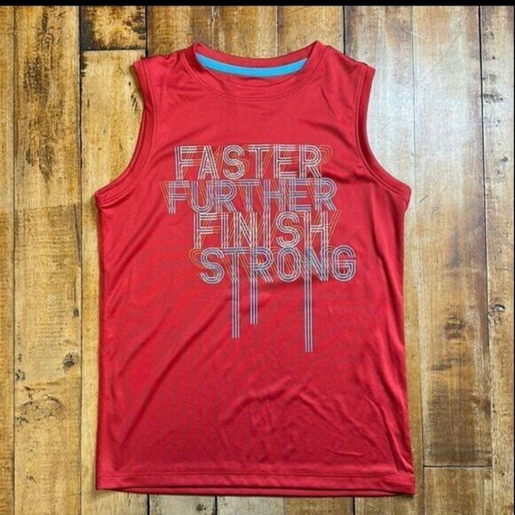 All In Motion athletic tops size 8 to 10 Black  Purple Red Soccer Tank Spring - Picture 7 of 10